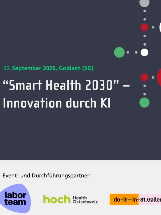 Partnerveranstaltung: "Smart Health 2030 – Innovation durch KI"